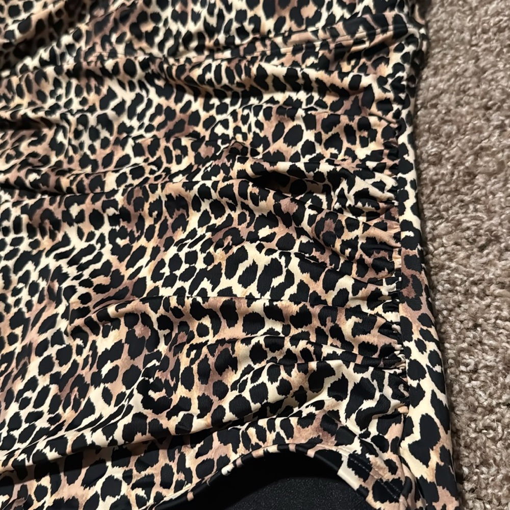 Embrace Your Curves by Miracle Brand animal print 1-piece bathing suit (1X) EUC! - Picture 2 of 10